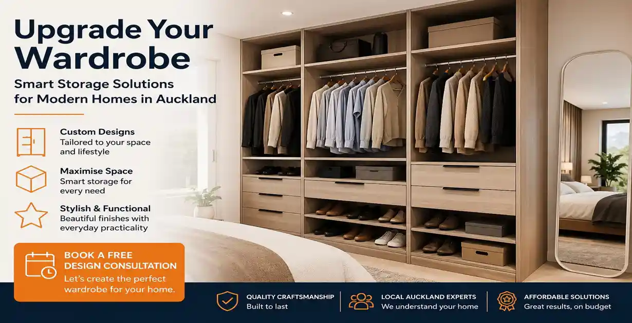 Upgrade Your Wardrobe: Smart Storage Solutions for Modern Homes in Auckland